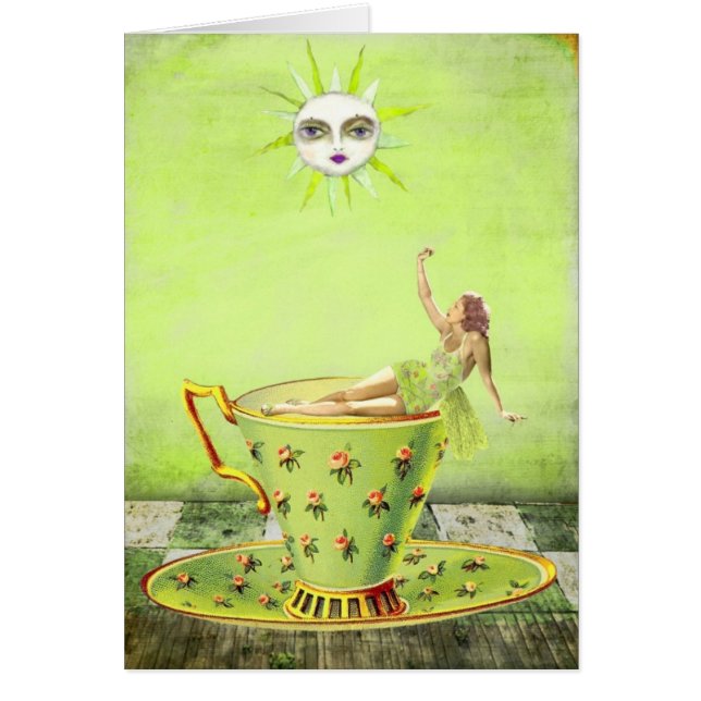 Cartão Teacup Fairy (Frente)