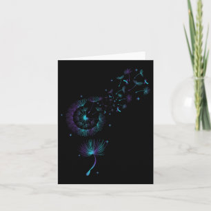 Cartão Teal Purple Semicolon Suicídio