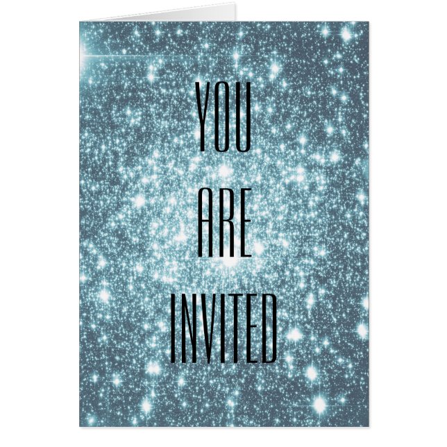 Cartão Teal Stars (Frente)