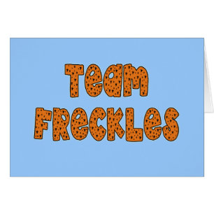 Cartão Team camisas dos Freckles T, Hoodies, botões