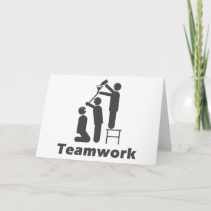 Cartão Teamwork - Motivational Merchandise