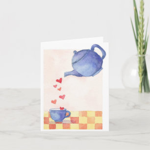 Cartão Teapot Love - Note Card