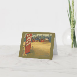 Cartão Teatro de Janto da aldeia Raleigh N.C. Notecard