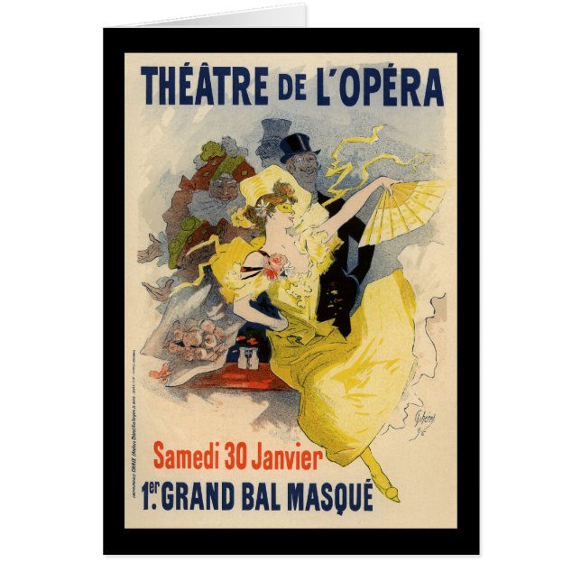 Cartão Teatro de l'Opera (Frente)