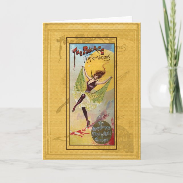 Cartão Teatro de Palácio de Variedades (Frente)