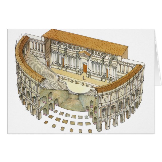 Cartão Teatro romano (Frente Horizontal)