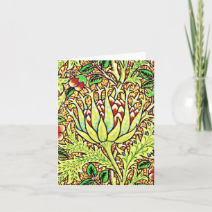 Cartão Tecido Notecard-Vintage/Moda-William Morris 15
