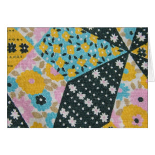 Cartão Tecido Vintage