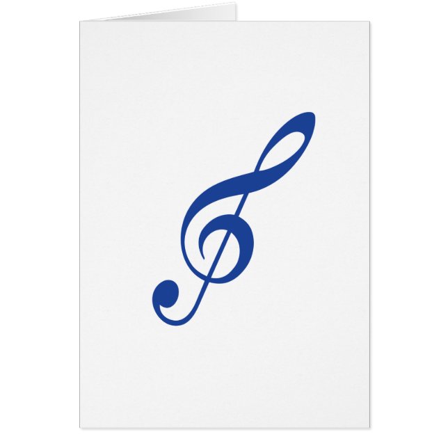 Cartão tecla Blue Violin (Frente)