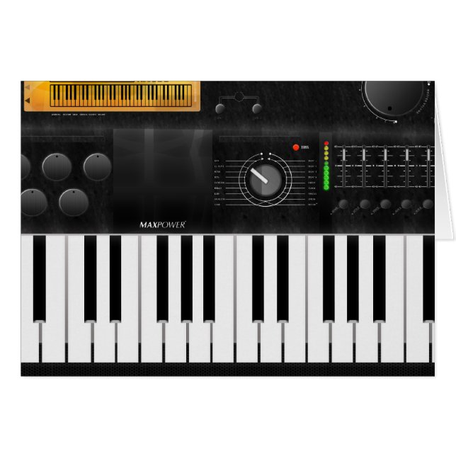 Cartão Teclado (Frente Horizontal)