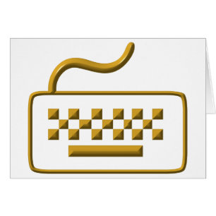 Cartão Teclado de computador
