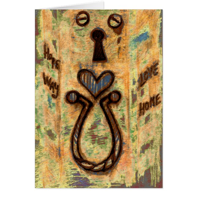 Cartão Teclado e Coração (Frente)