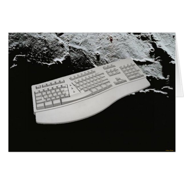 Cartão Teclado na placa espacial (Frente Horizontal)