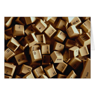 Cartão Teclas do computador