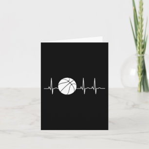 Cartão Técnico de Basquete Batimento Cardíaco Ekg