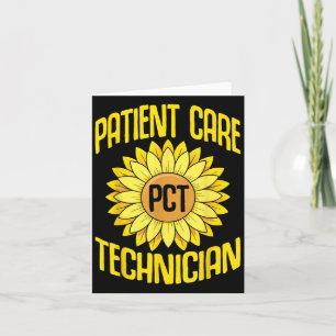Cartão Técnico de Cuidados ao Paciente Pct Desenho Engraç