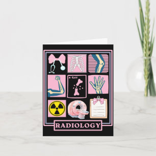 Cartão Técnico de Rad de Raios-X Radiologia Apreciação do
