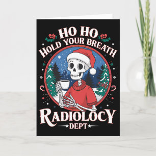 Cartão Técnico de Radiologia de Natal Esqueleto Técnico d