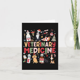 Cartão Técnico de Veterinária de Medicina Veterinária Ret