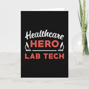 Cartão Tecnologia de laboratório de saúde Hero Lab Tech