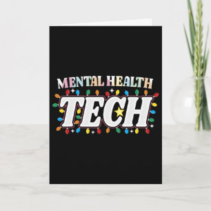 Cartão Tecnologia de Saúde Mental Natal Tecnólogo Psiquiá