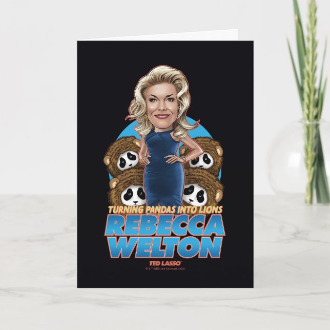 Cartão Ted Lasso | Rebecca Welton Bobblehead (Frente)