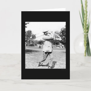 Cartão Ted Ray Golf Champion 1914