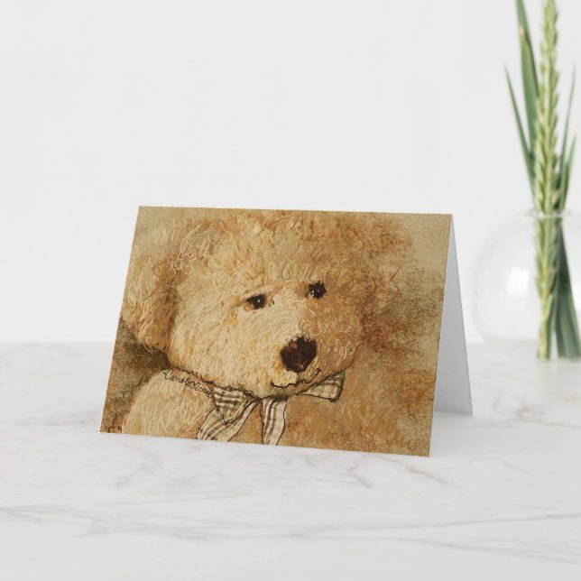 Cartão Teddie Bear (Frente)
