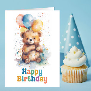 Cartão Teddy Bear Birthday
