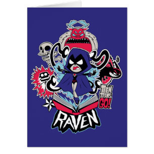 Cartão Teen Titans Go! Raven Demonic Powers Graphic