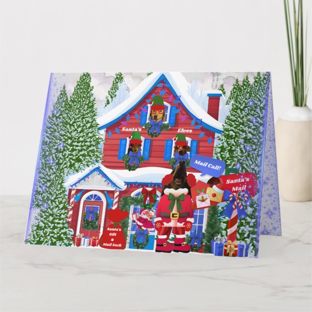 Cartão Teeny Weenie Santa Elves Cards (Frente)