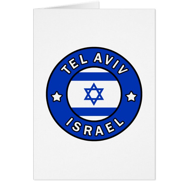 Cartão Tel Aviv Israel (Frente)
