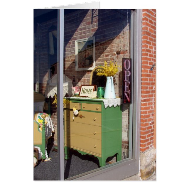 Cartão Tela da janela de armazenamento antigo (Frente)