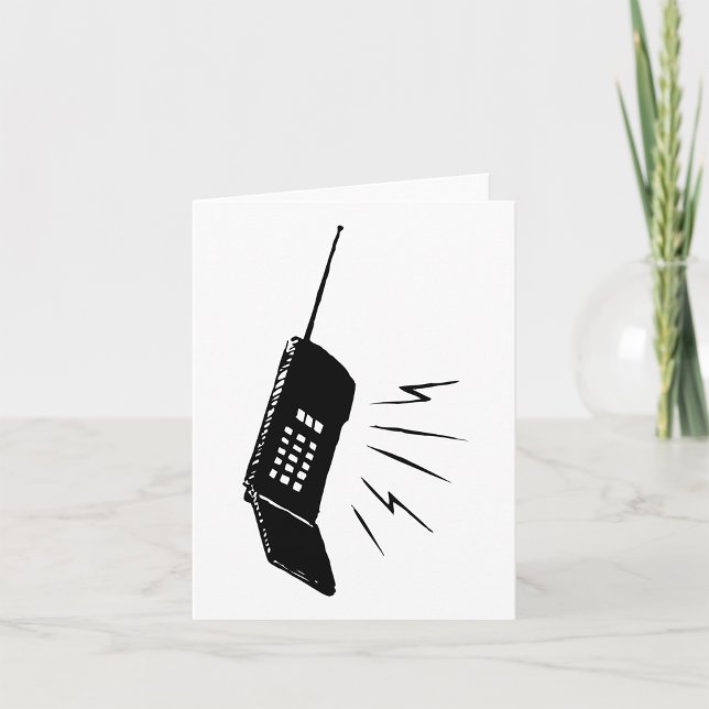 Cartão Telefone celular antigo (Criador carregado)