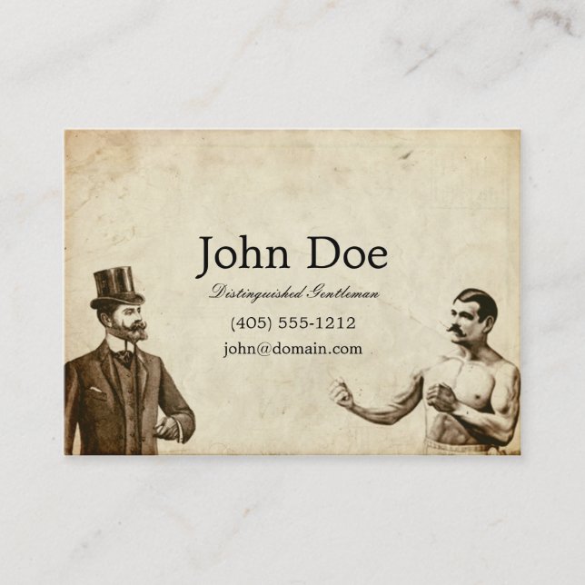 Cartão telefónico dos Fisticuffs (Frente)