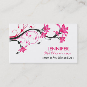 Cartão telefónico floral bonito das mamães::