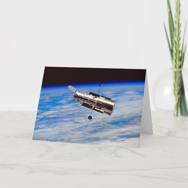 Cartão Telescópio espacial de Hubble (Frente)