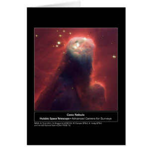 Cartão Telescópio Hubble Cone Nebula NGC 2264