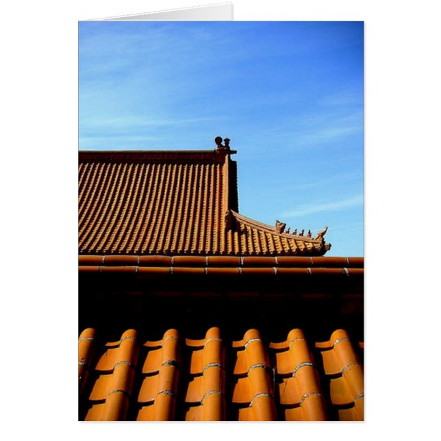 Cartão telhado do templo (Frente)