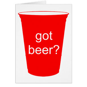 Cartão tem cerveja?