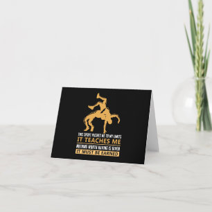 Cartão TEM DE SER GANHADA Luta