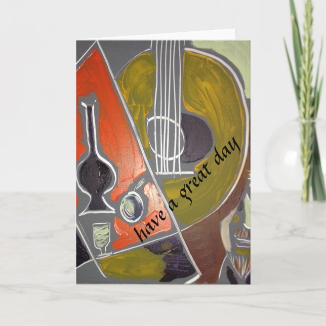 Cartão tem um dia de excelente,Cartão de Saudação, envelo (Frente)