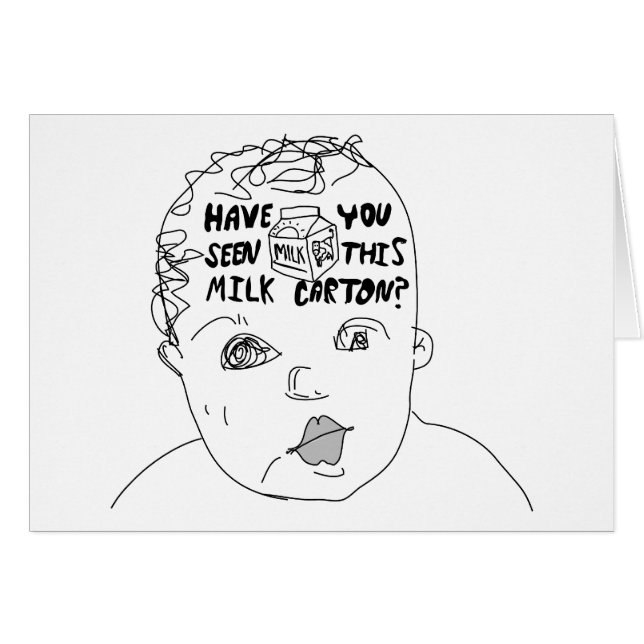 Cartão Tem você visto… (Frente Horizontal)