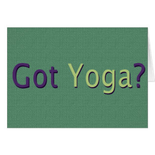 Cartão Tem Yoga?