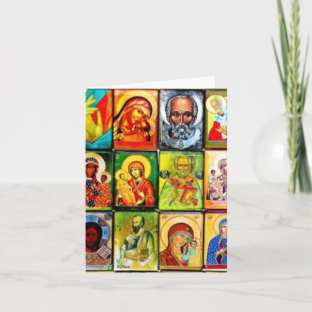 Cartão Tema cristão Notecard religioso (Frente)