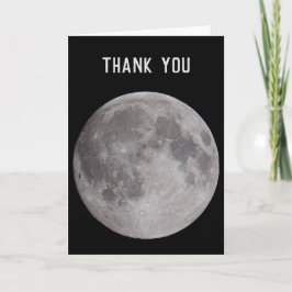 Cartão Tema da Astronomia da Lua Completa