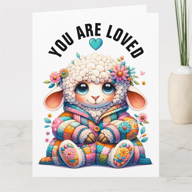 Cartão Tema de Animais Bebês Grandes - Veja Atrás! (Frente)