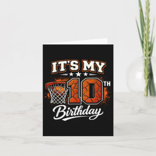 Cartão Tema de beisebol de 10º aniversário Aniversário de