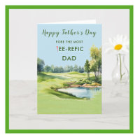 Tema de Golf de Placa de Dia de os pais de Cores d