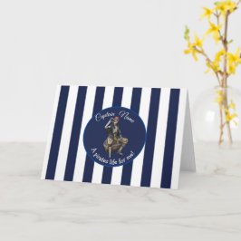 Cartão Tema do Garoto Pirata de Festa